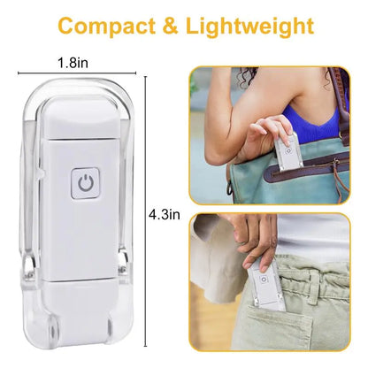 Luz de Lectura LED Recargable por USB con Protección Visual