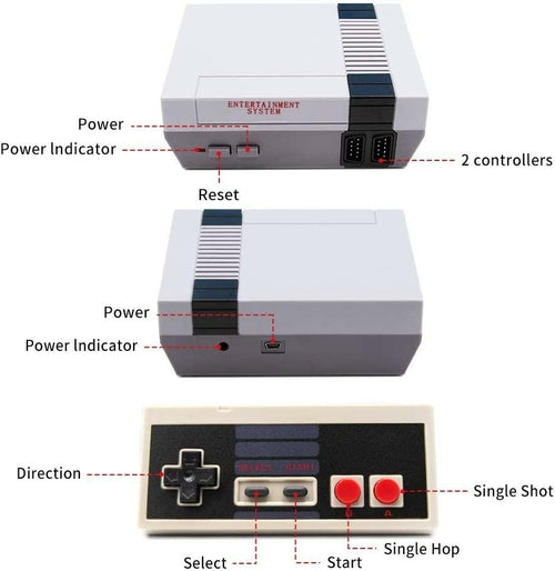 Consola Retro con 620 Juegos Clásicos Preinstalados