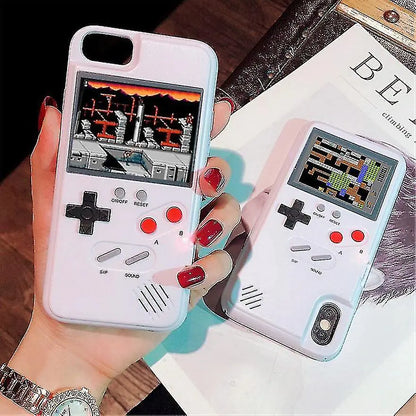 Funda iPhone Retro Estilo Game Boy - Edición Nostalgia