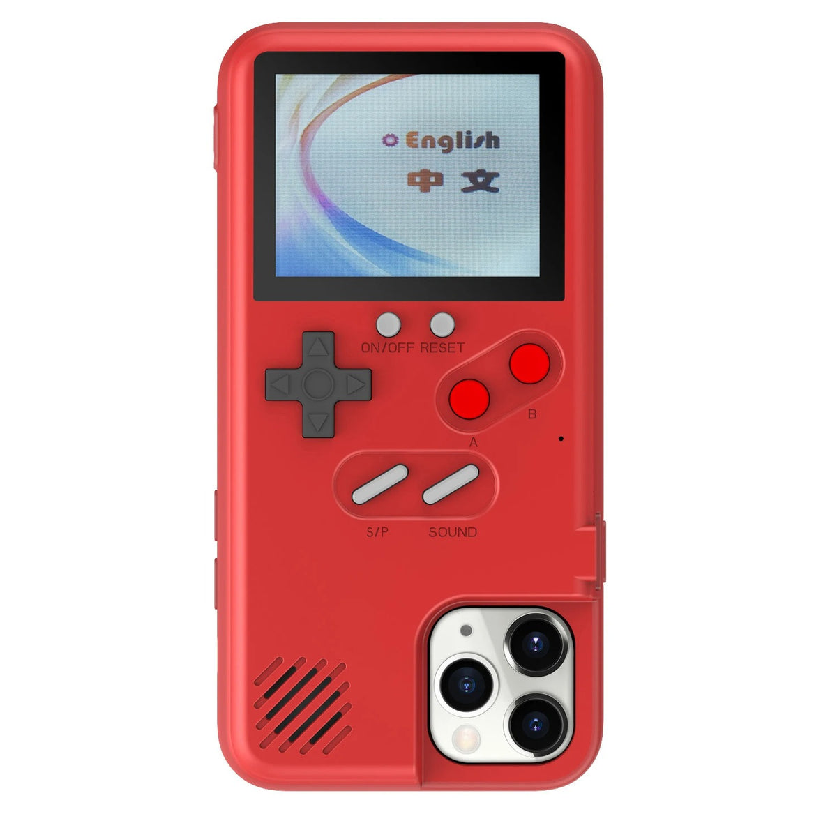 Funda iPhone Retro Estilo Game Boy - Edición Nostalgia