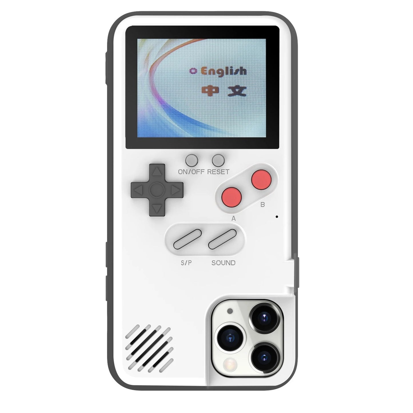 Funda iPhone Retro Estilo Game Boy - Edición Nostalgia