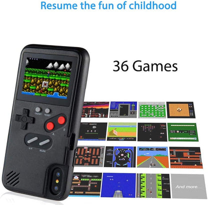 Funda iPhone Retro Estilo Game Boy - Edición Nostalgia