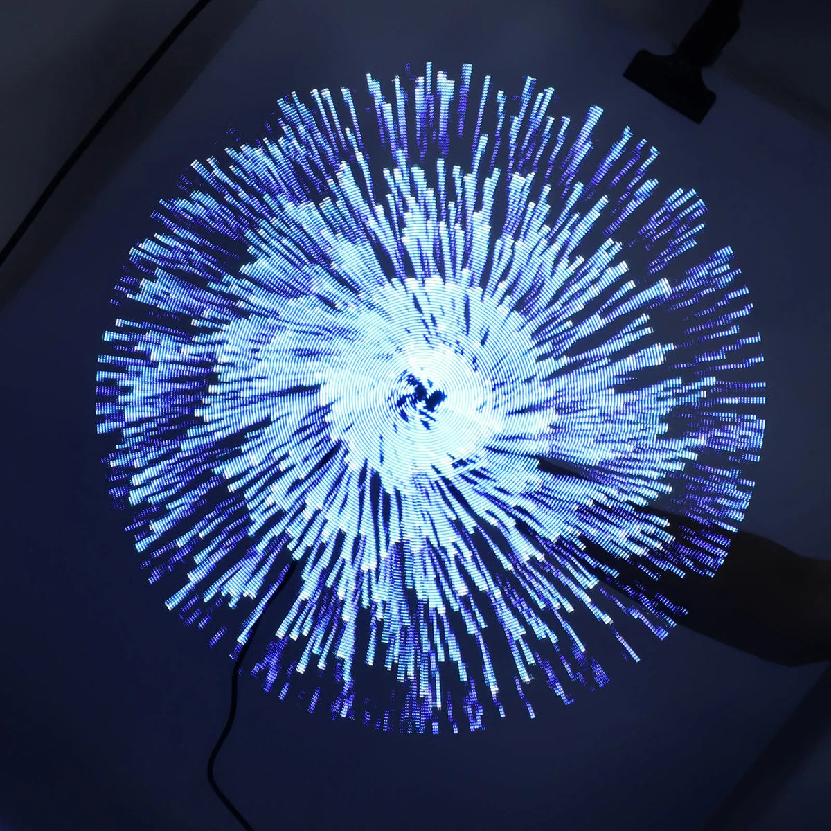 Ventilador Holográfico 3D con 224 Perlas LED