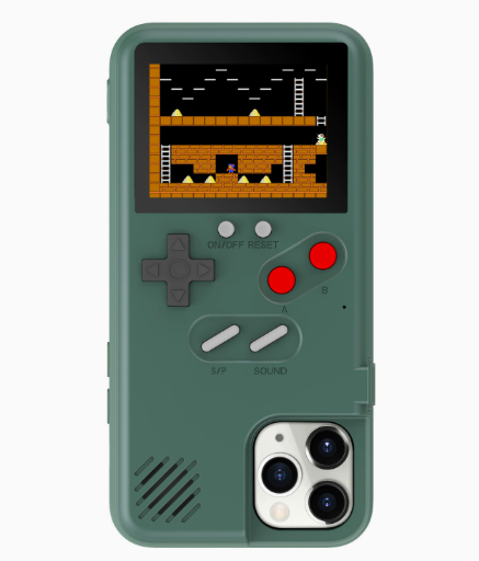 Funda iPhone Retro Estilo Game Boy - Edición Nostalgia