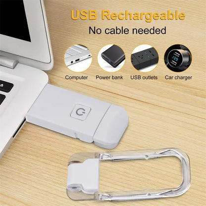 Luz de Lectura LED Recargable por USB con Protección Visual