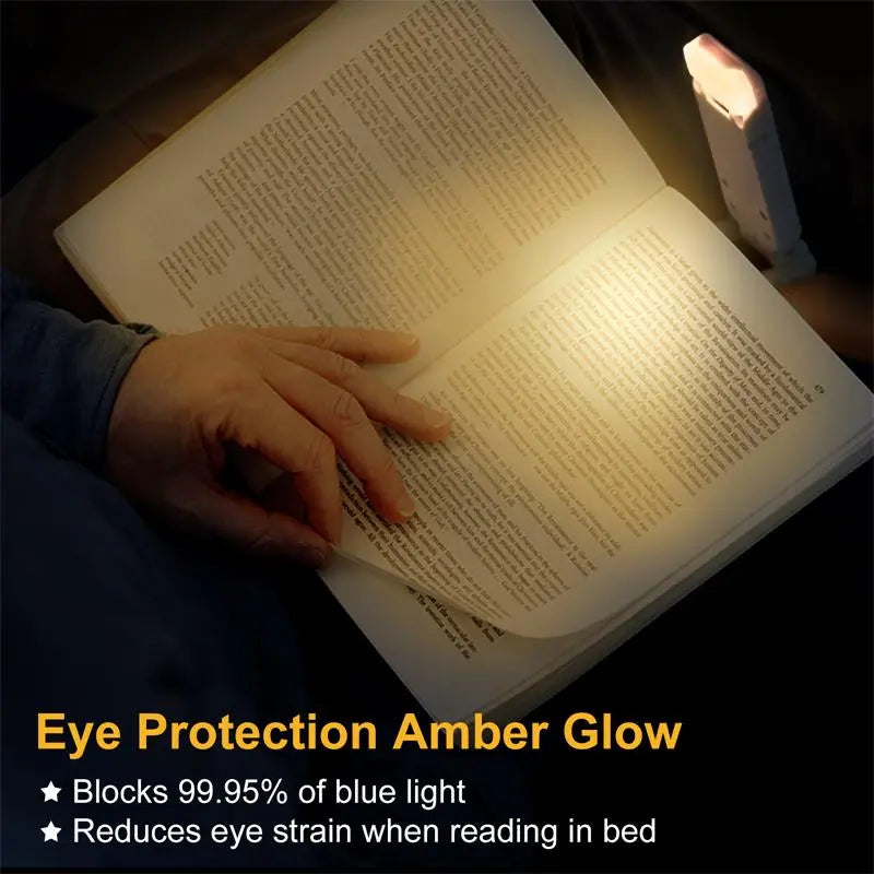 Luz de Lectura LED Recargable por USB con Protección Visual