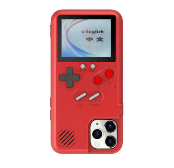 Funda iPhone Retro Estilo Game Boy - Edición Nostalgia