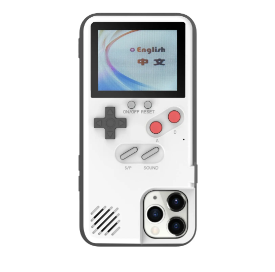 Funda iPhone Retro Estilo Game Boy - Edición Nostalgia
