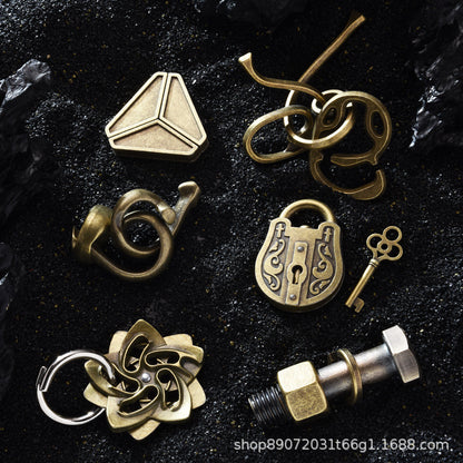 Puzzle Metálico Luban Lock - Juego de Alta Inteligencia