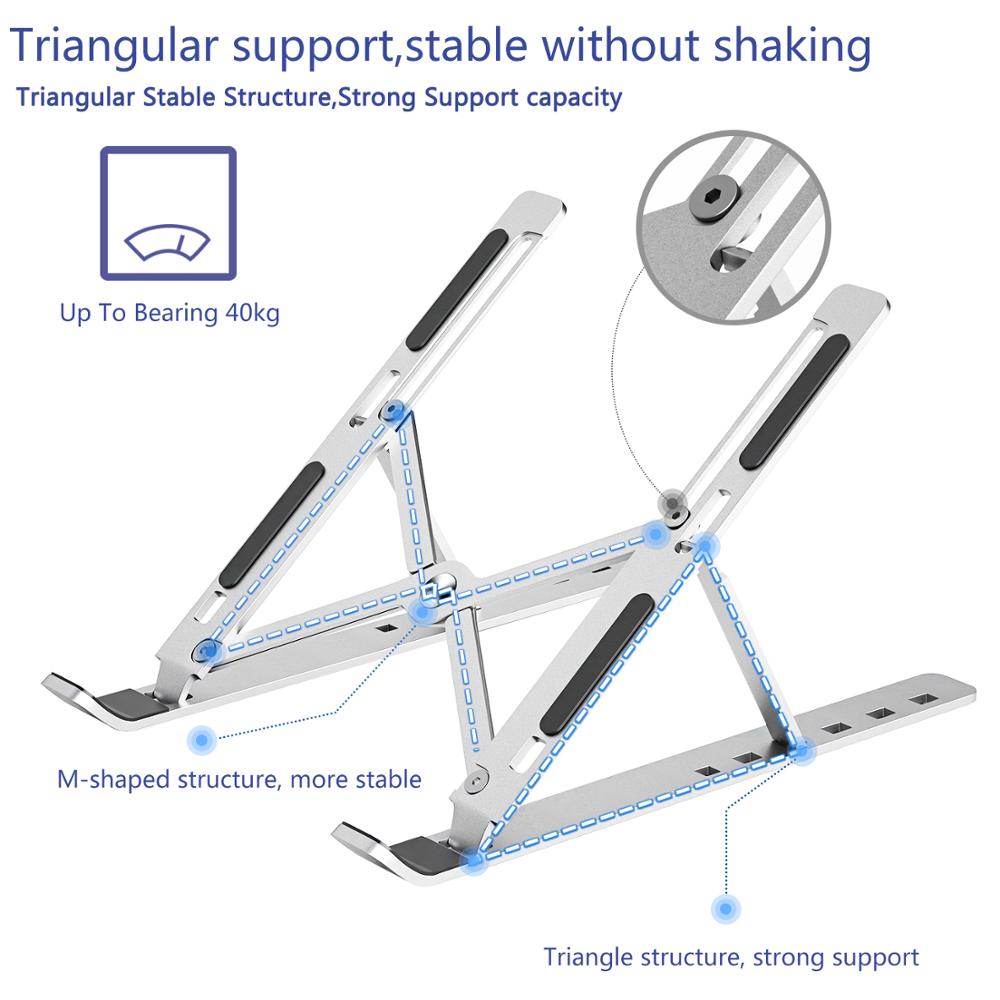 Soporte Plegable Ajustable para Portátil