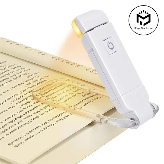 Luz de Lectura LED Recargable por USB con Protección Visual