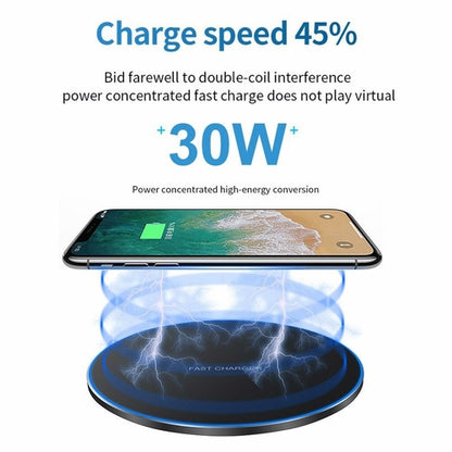 Base de Carga Inalámbrica 30W Dragon W9 - Carga Rápida Qi